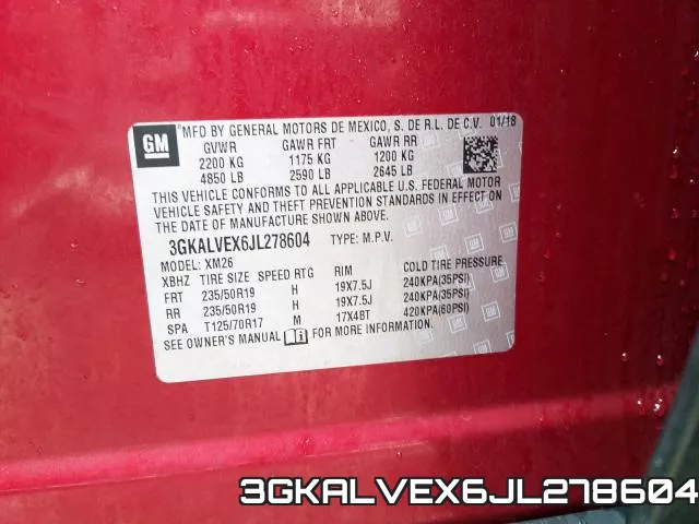 3GKALVEX6JL278604 фото 2
