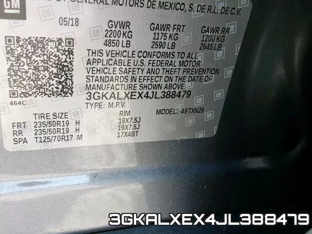3GKALXEX4JL388479 фото 2