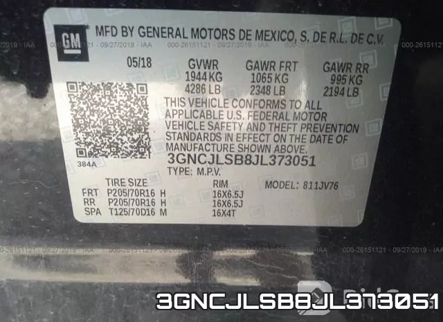 3GNCJLSB8JL373051 фото 9