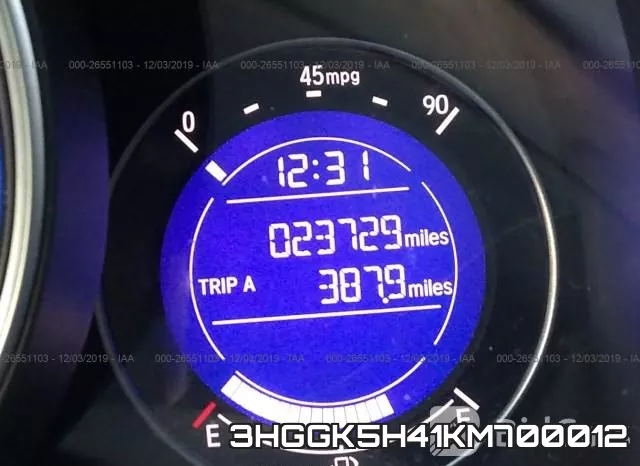 3HGGK5H41KM700012 фото 8