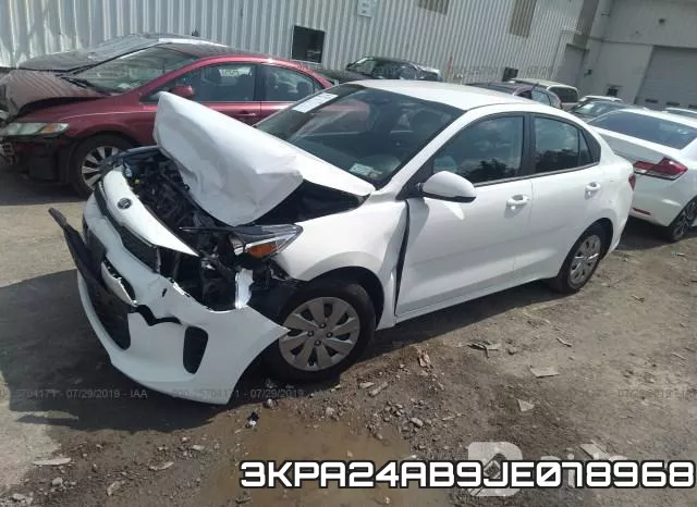 3KPA24AB9JE078968 фото 2
