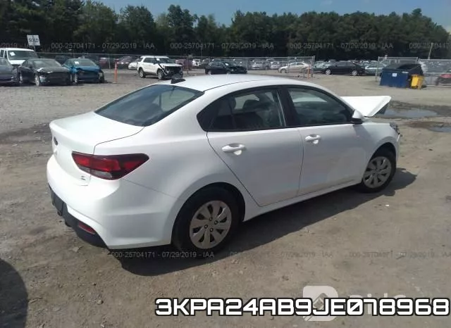 3KPA24AB9JE078968 фото 4