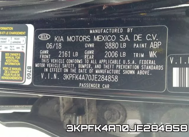 3KPFK4A70JE284858 фото 9