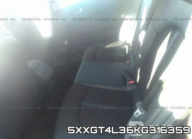 5XXGT4L36KG316359 фото 8