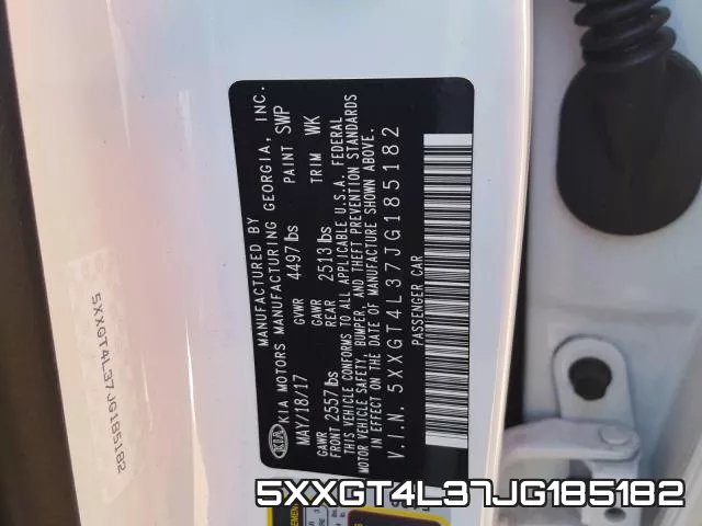 5XXGT4L37JG185182 фото 2