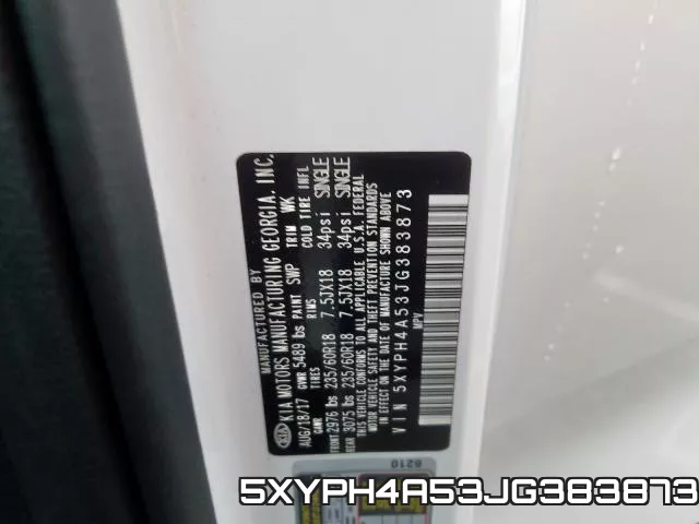 5XYPH4A53JG383873 фото 2