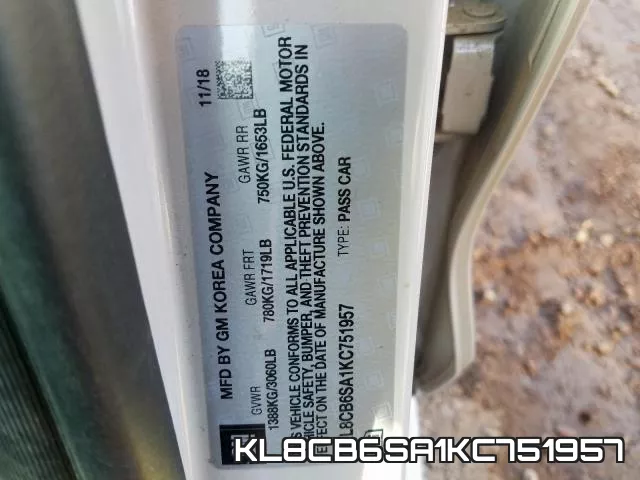 KL8CB6SA1KC751957 фото 2