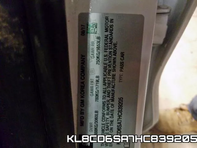 KL8CD6SA7HC839205 фото 2