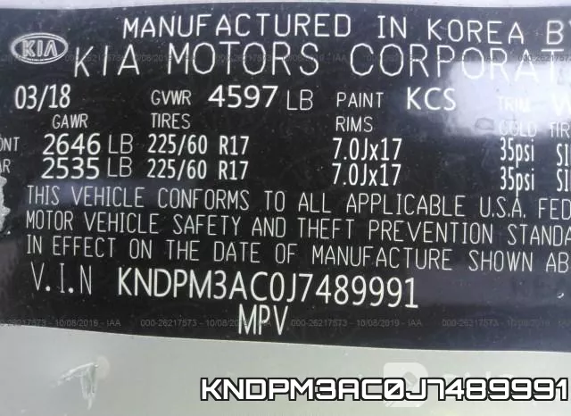 KNDPM3AC0J7489991 фото 8