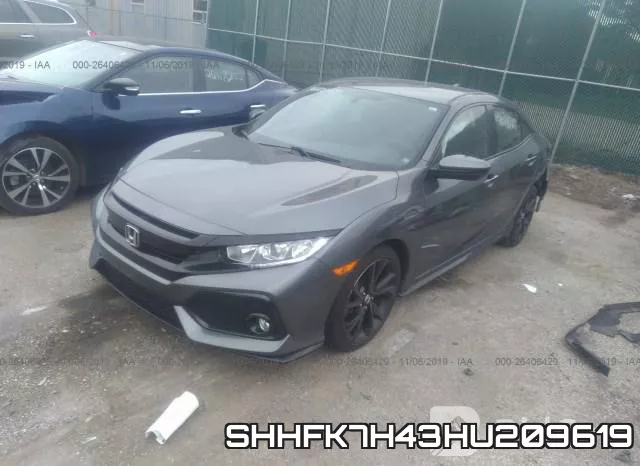 SHHFK7H43HU209619 фото 3