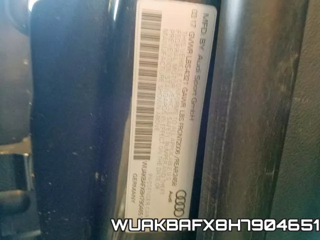 WUAKBAFX8H7904651 фото 2