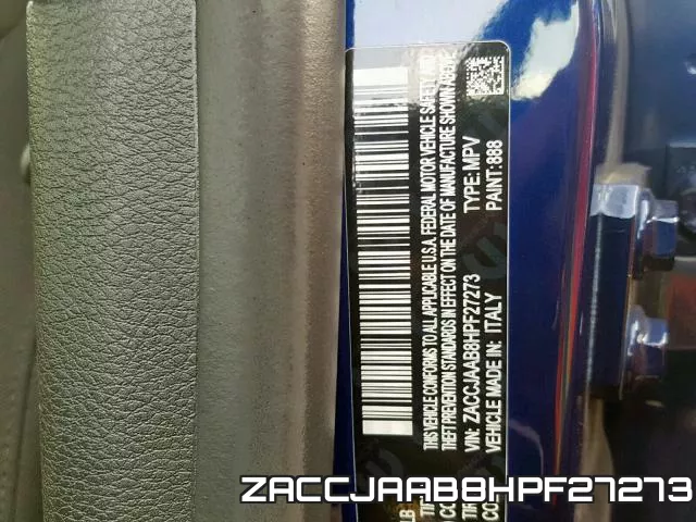 ZACCJAAB8HPF27273 фото 2