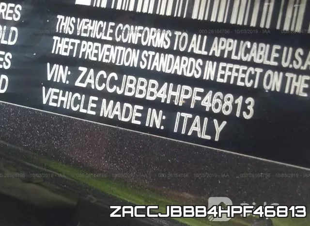 ZACCJBBB4HPF46813 фото 10