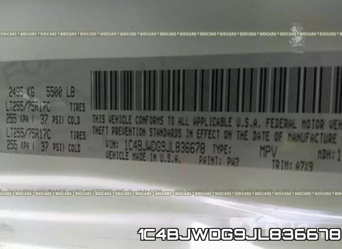 1C4BJWDG9JL836678 фото 10