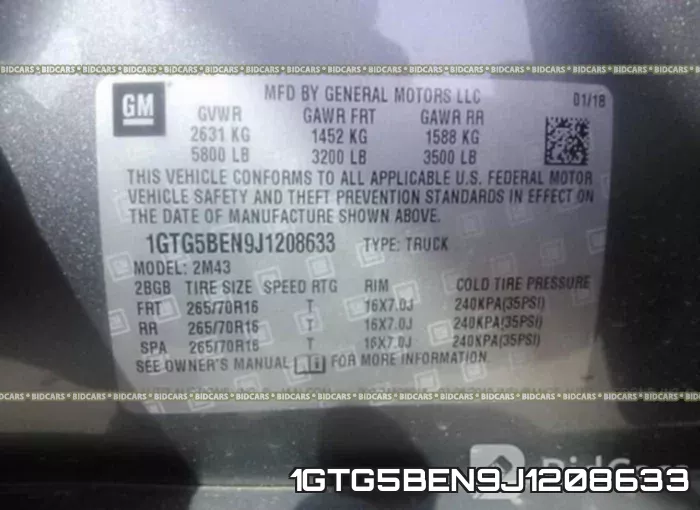 1GTG5BEN9J1208633 фото 10