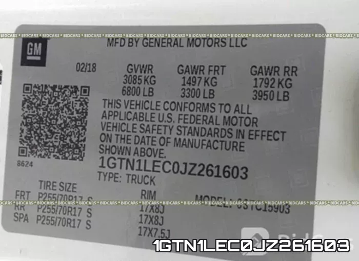 1GTN1LEC0JZ261603 фото 10