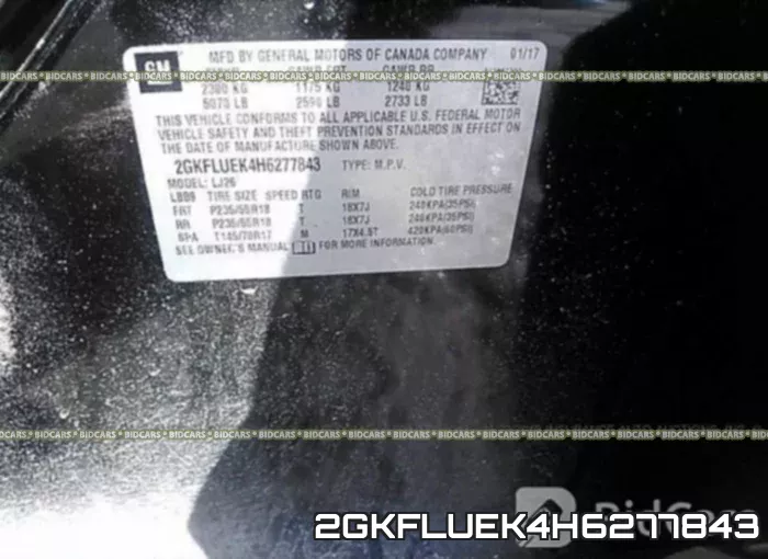 2GKFLUEK4H6277843 фото 10