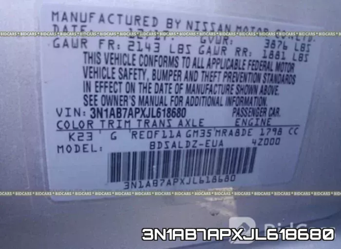 3N1AB7APXJL618680 фото 10