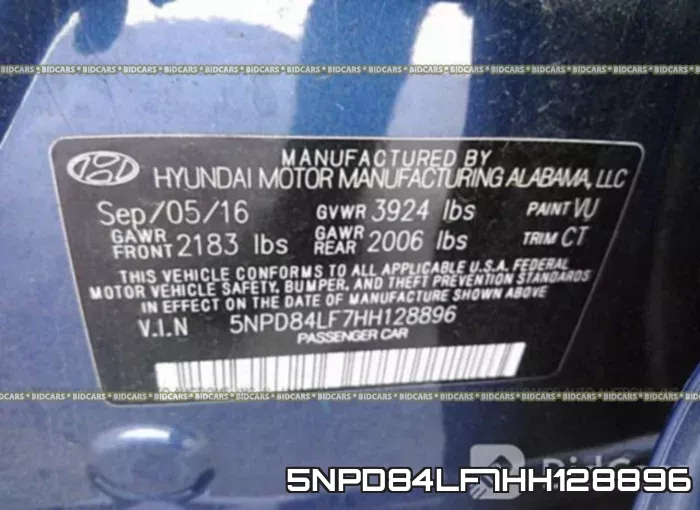 5NPD84LF7HH128896 фото 10