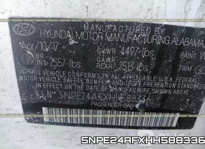5NPE24AFXHH588336 фото 9