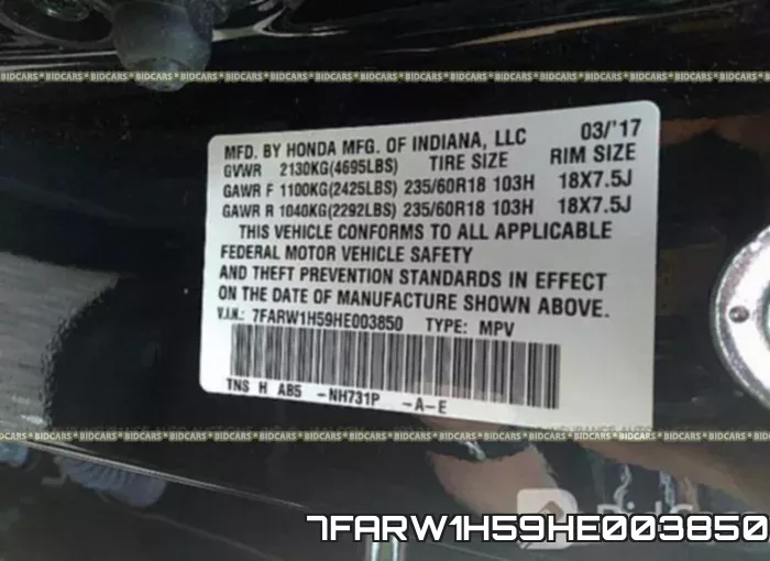 7FARW1H59HE003850 фото 10