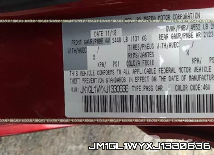 JM1GL1WYXJ1330636 фото 10