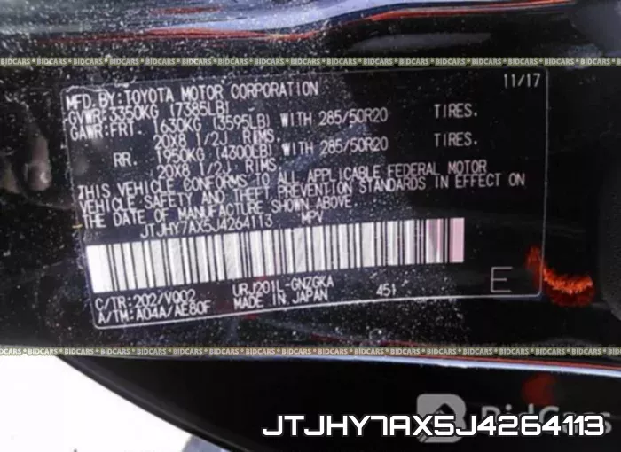 JTJHY7AX5J4264113 фото 9