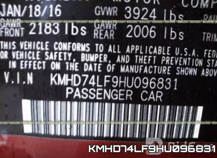 KMHD74LF9HU096831 фото 10