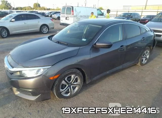 19XFC2F5XHE214416 фото 2