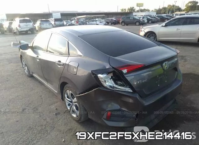 19XFC2F5XHE214416 фото 3