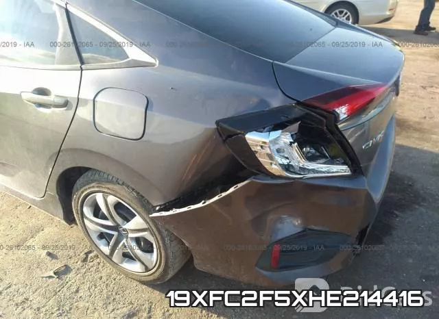 19XFC2F5XHE214416 фото 5