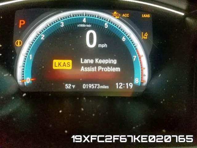 19XFC2F67KE020765 фото 7
