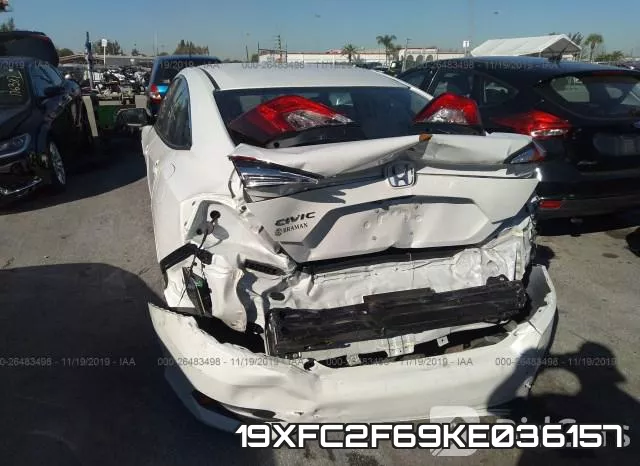 19XFC2F69KE036157 фото 6