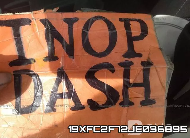 19XFC2F72JE036895 фото 8