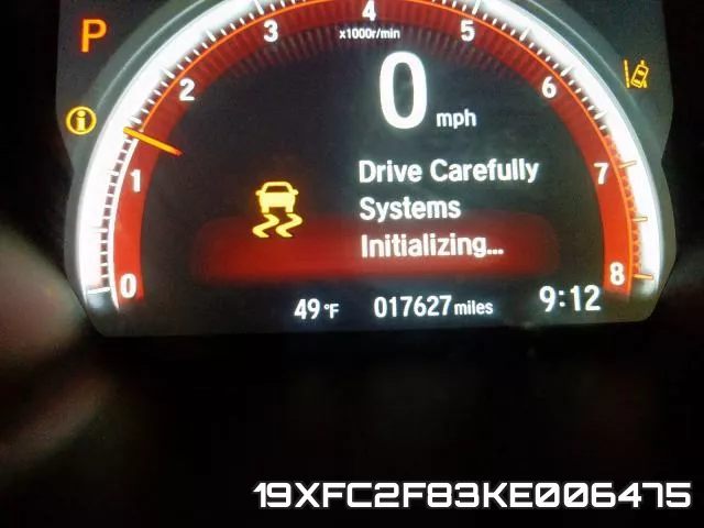 19XFC2F83KE006475 фото 8
