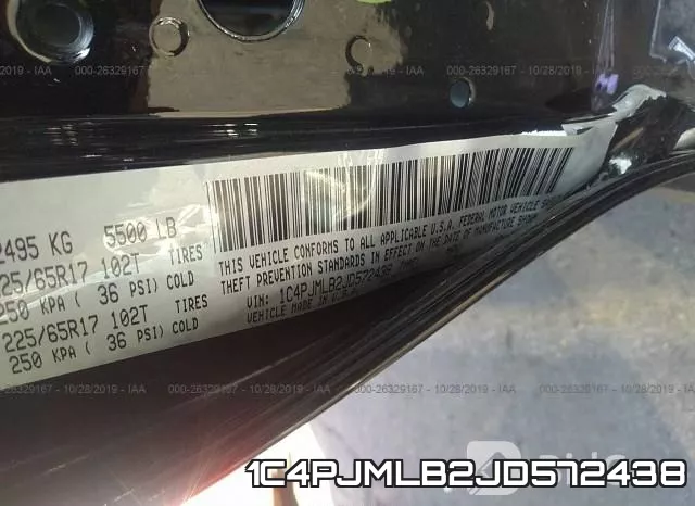 1C4PJMLB2JD572438 фото 10