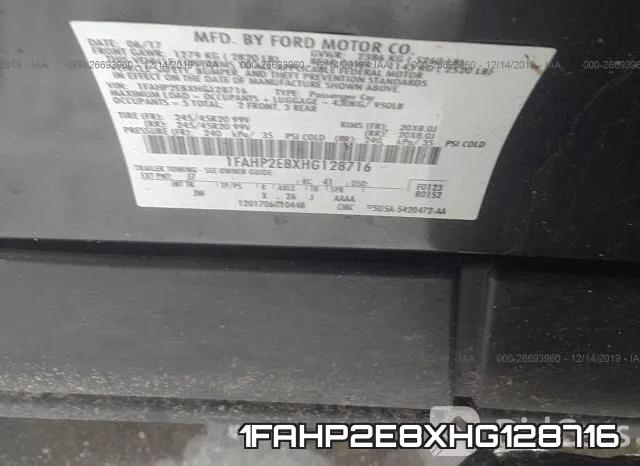 1FAHP2E8XHG128716 фото 8