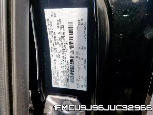 1FMCU9J96JUC32966 фото 2