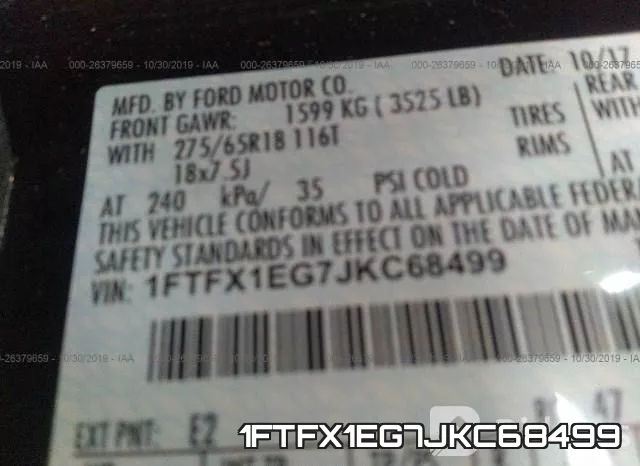 1FTFX1EG7JKC68499 фото 10