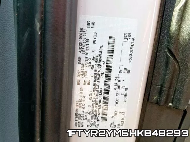1FTYR2YM6HKB48293 фото 2