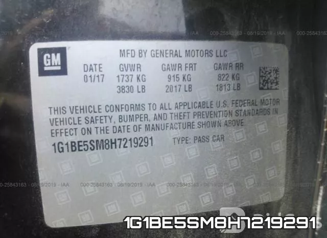 1G1BE5SM8H7219291 фото 9