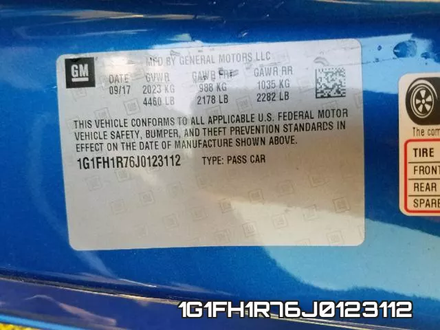 1G1FH1R76J0123112 фото 2