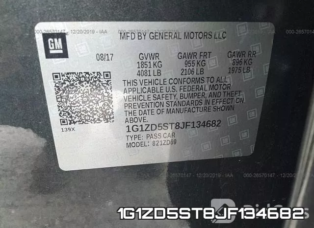 1G1ZD5ST8JF134682 фото 10