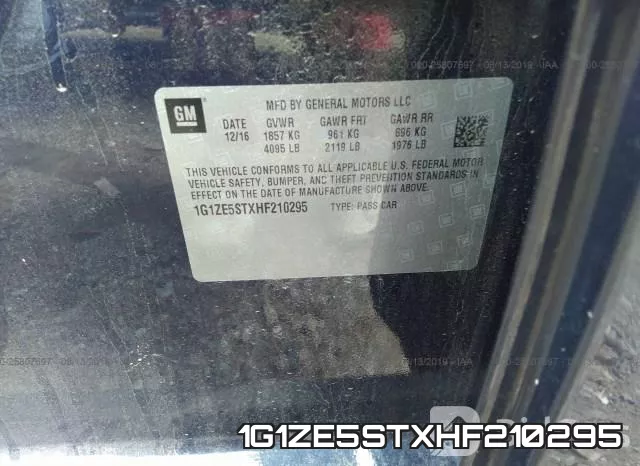 1G1ZE5STXHF210295 фото 10