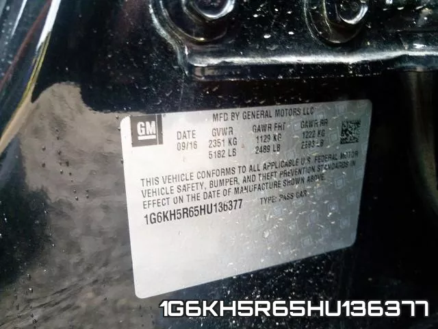 1G6KH5R65HU136377 фото 2