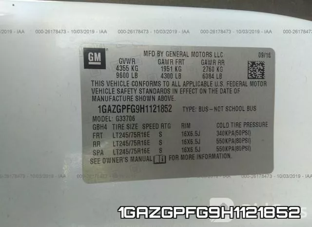 1GAZGPFG9H1121852 фото 9