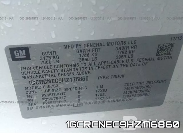 1GCRCNEC9HZ176860 фото 6