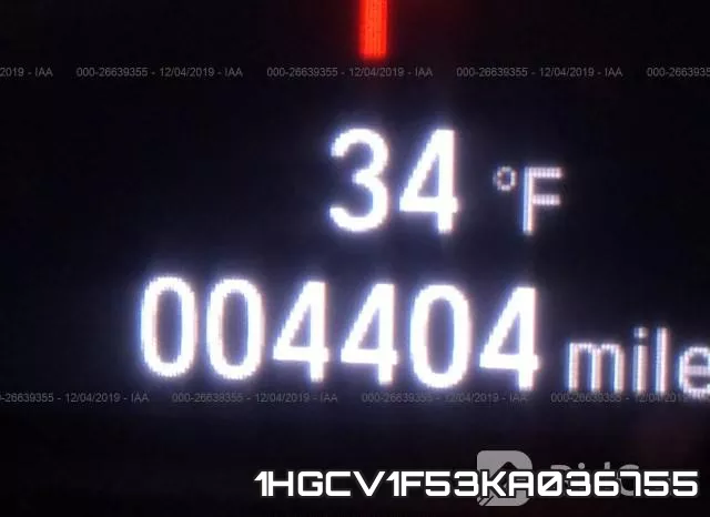 1HGCV1F53KA036755 фото 6