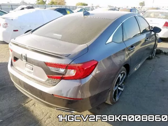 1HGCV2F38KA008860 фото 4