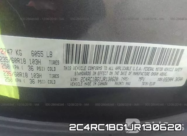 2C4RC1BG1JR130620 фото 9